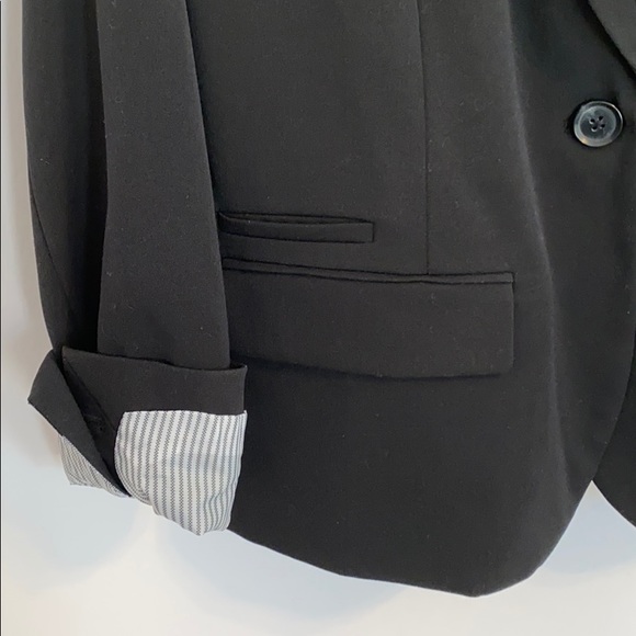 Women’s Black 1 Button Blazer - Picture 3 of 7